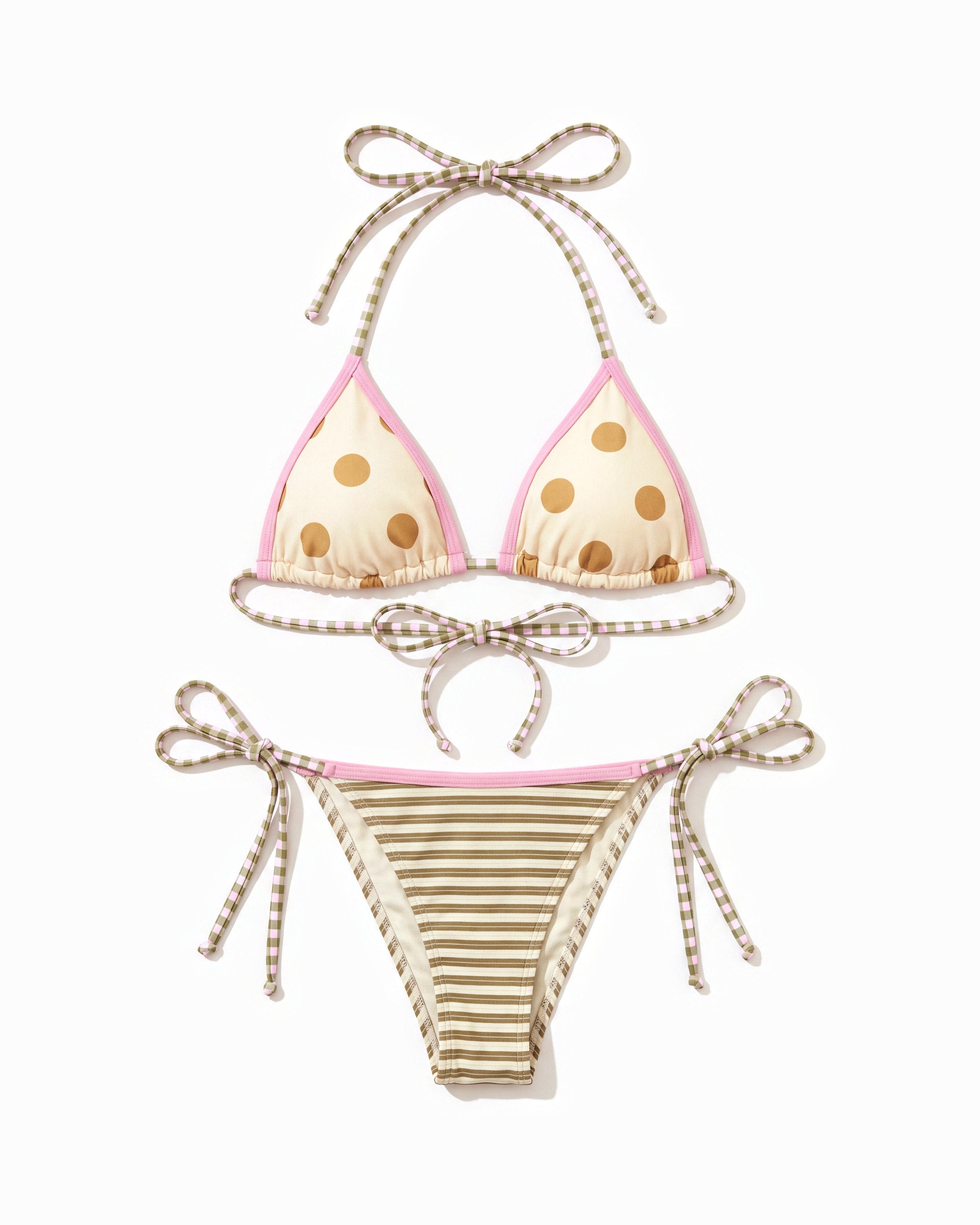 Lila Set laid flat