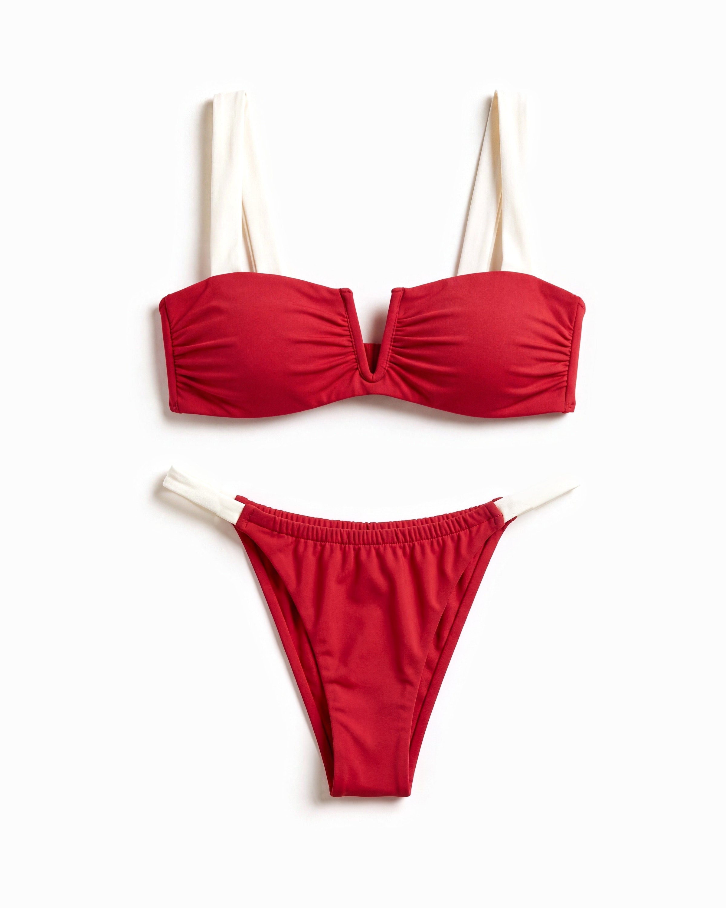 Monte Red Set laid flat